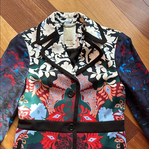 Elevenses Florilège Coat Anthropologie, size 4 - Picture 4 of 16